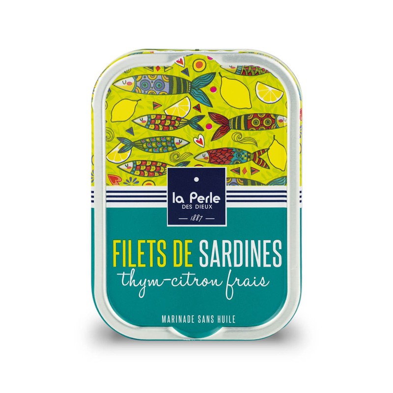 Sardines au four au citron - Sardines grillées au thym, citron vert et tian  de légumes