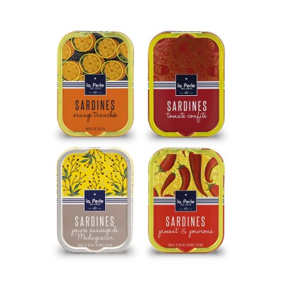 Assortiment de sardines gourmandes